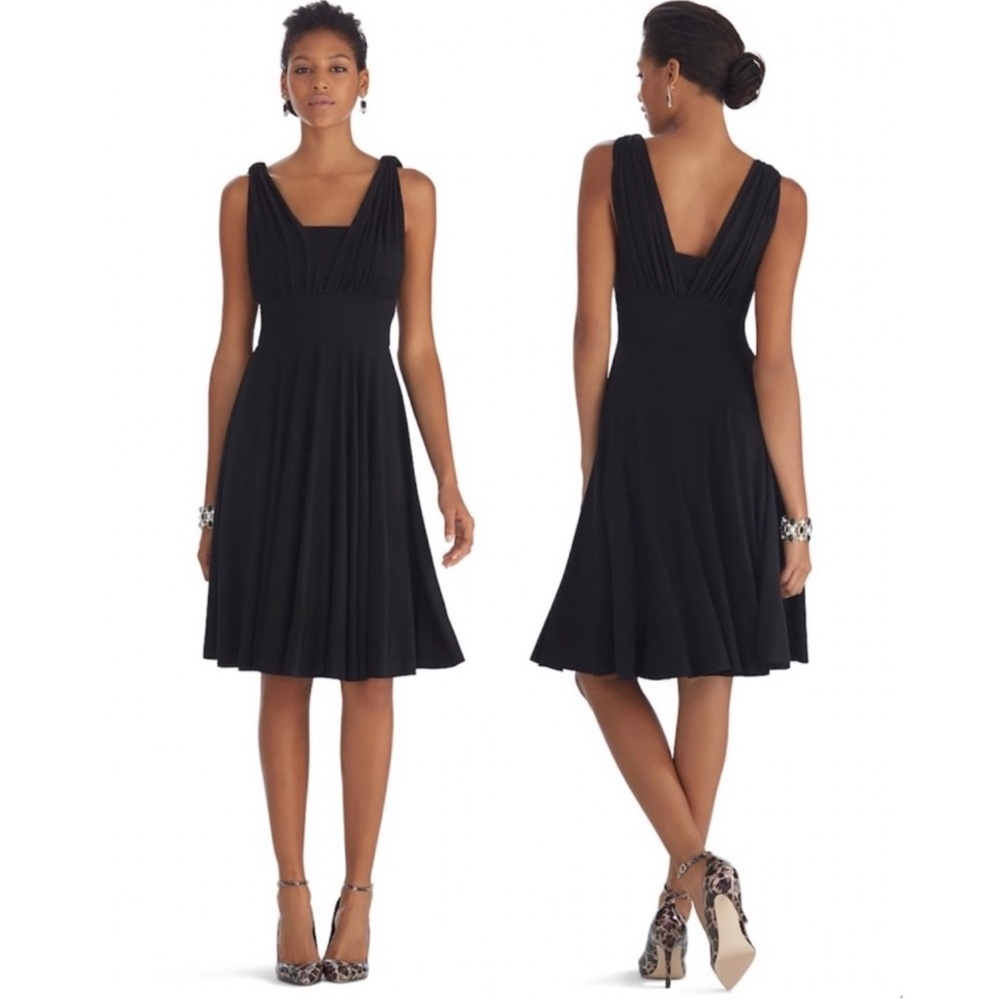 WHBM Genius Convertible Fit and Flare dress